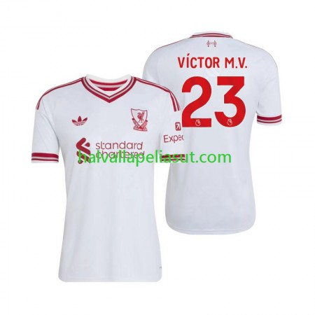 Jalkapallo Pelipaidat/Peliasut Liverpool Víctor Munoz 23 Vieraspaita 2026-2027 Lyhythihainen